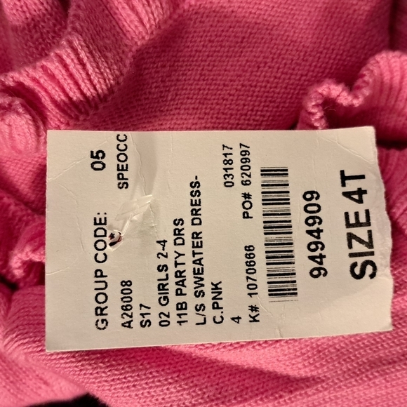 American Princess size 4T sweater embroidered bouquet New - Picture 5 of 5